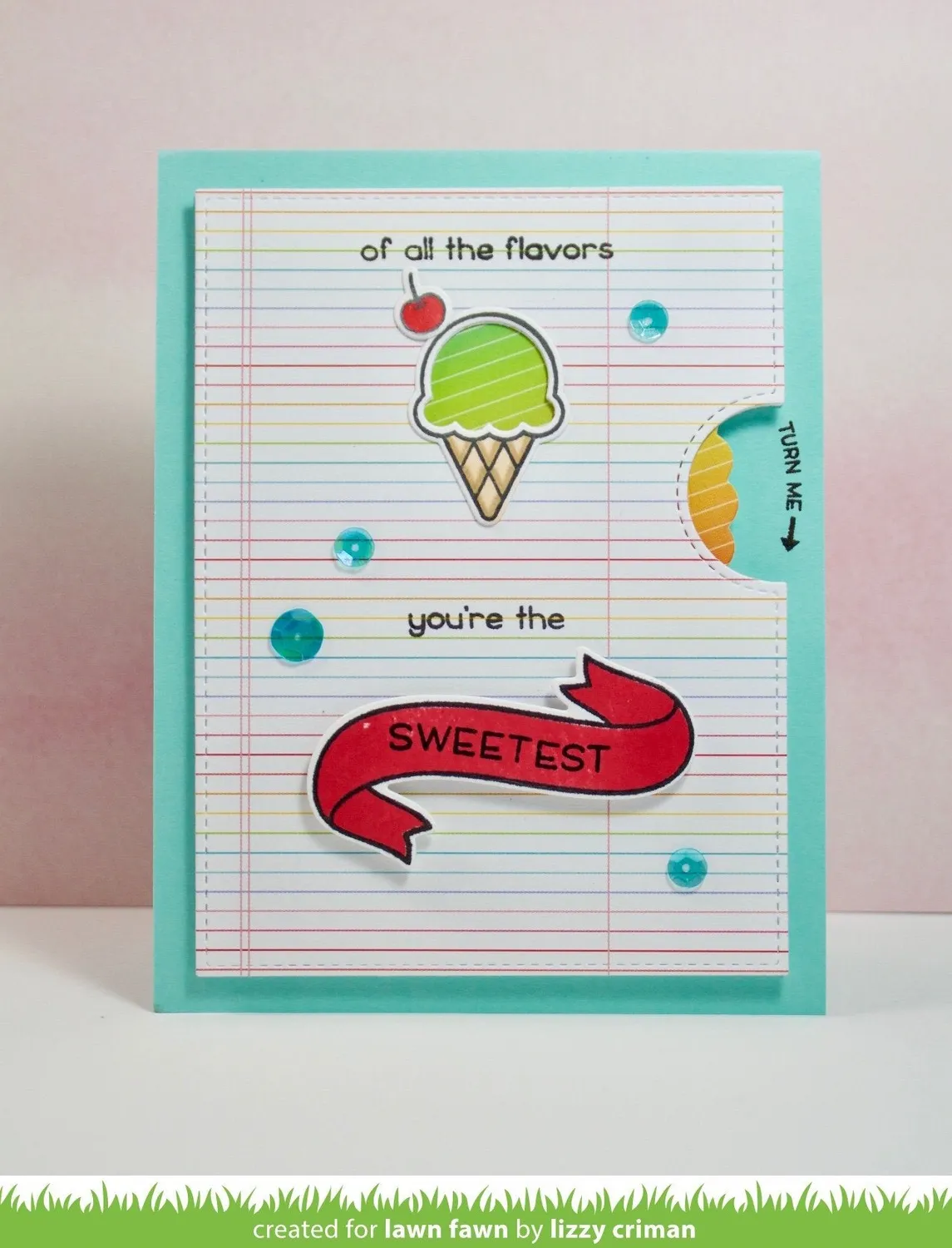 Lawn Fawn Sweetest Flavor LF1698 Stempel Eis Mini