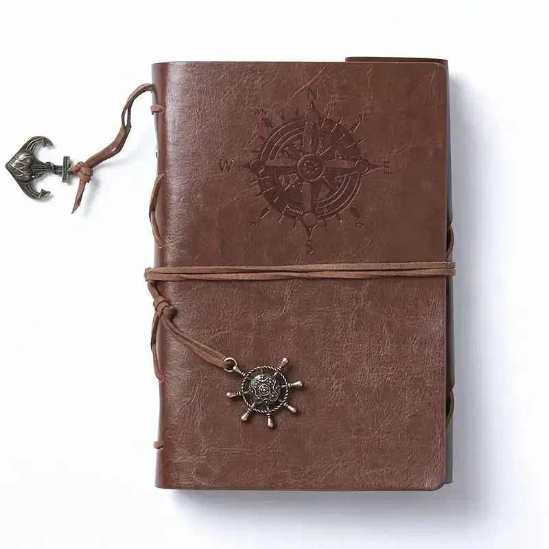 Ieebee Navigator Notizbuch Ringbuch braun blanko