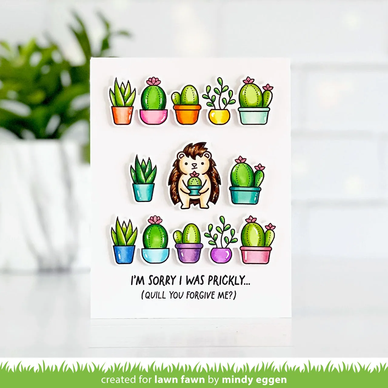 Lawn Fawn Sometimes Life is Prickly Stempel Kaktus