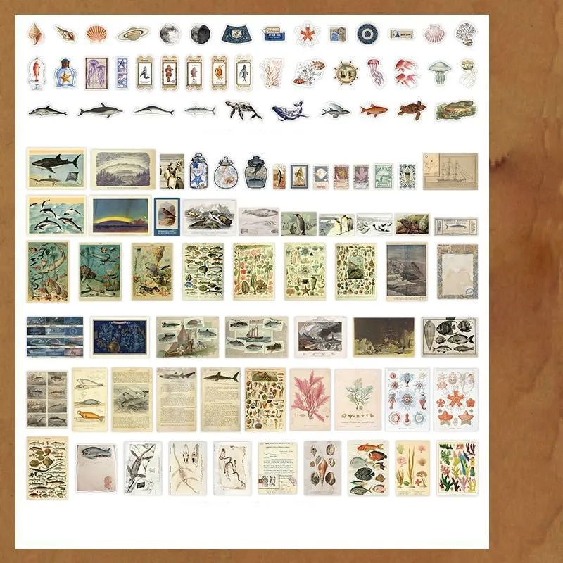Ieebee Animism Materialset 120 Papier 80 PET Sticker