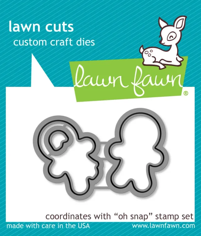 Lawn Fawn Lawn Cuts Oh Snap Stanzschablonen Lebkuchen