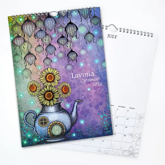 Lavinia Stamps Kalender 2026 A4 300g Karton