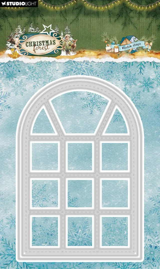 Studio Light Christmas Forest Stanzschablone Window Shape