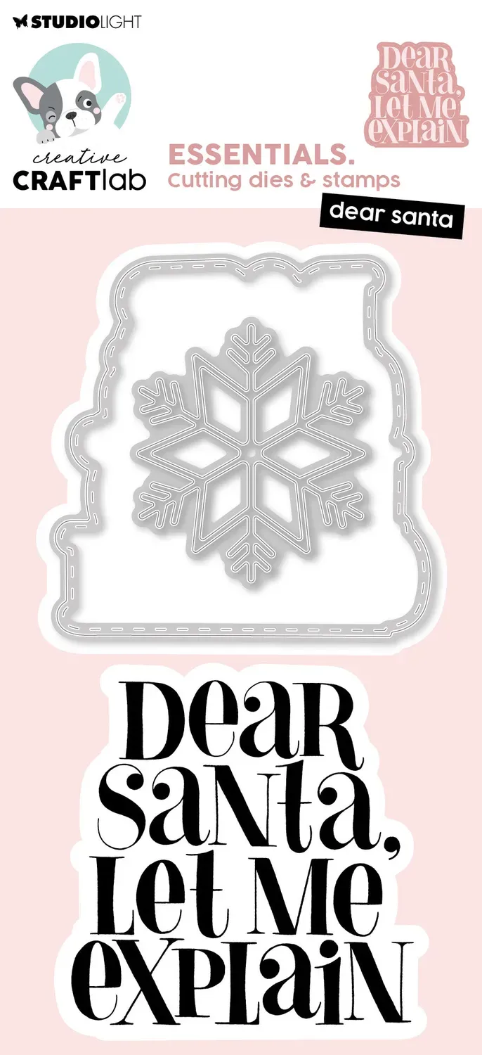 Creative Craftlab Essentials Stempel Stanze Dear Santa