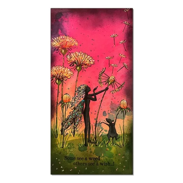 Lavinia-Stamps Some See a Weed Stempel Photopolymer