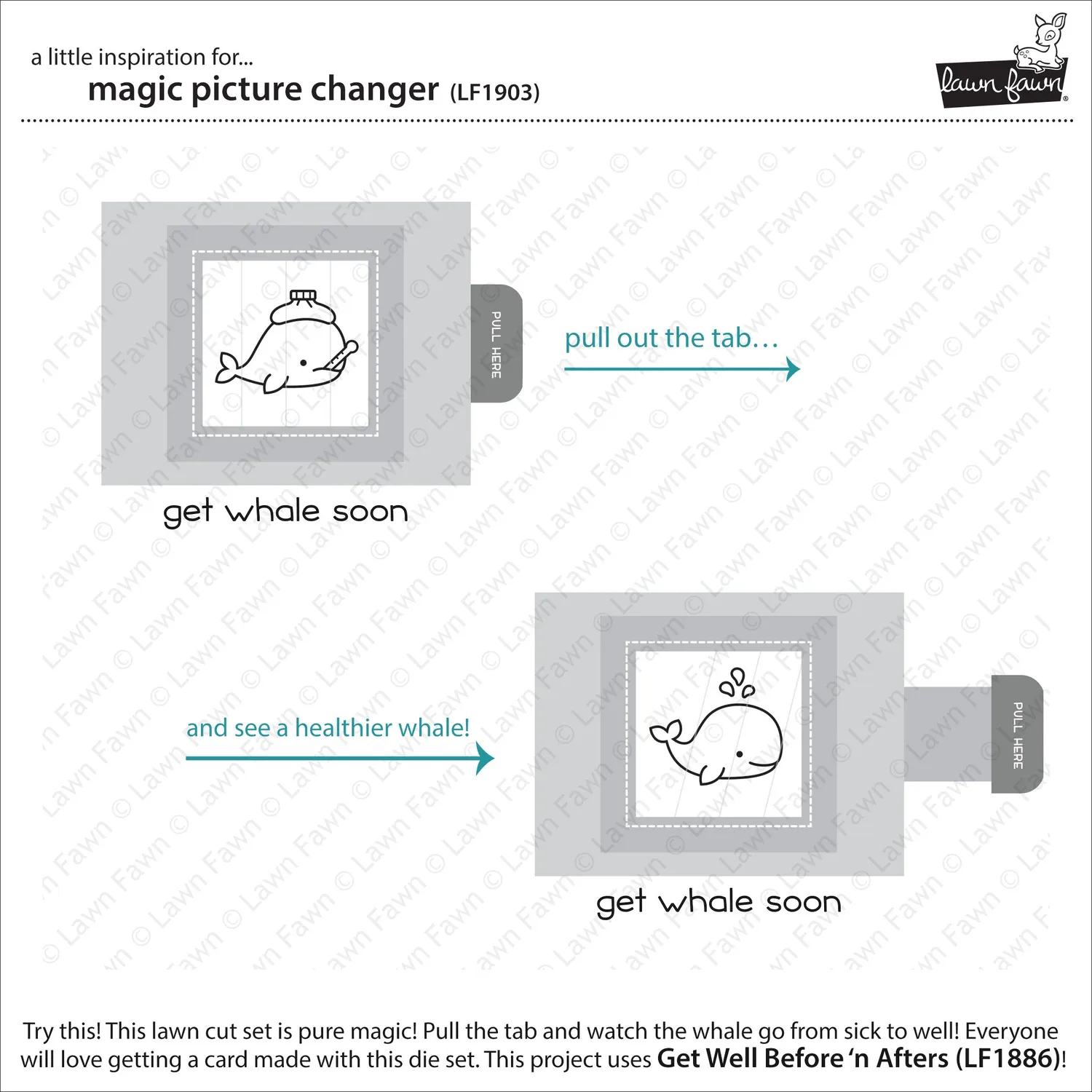 Lawn Fawn Magic Picture Changer Stanzschablone interaktiv
