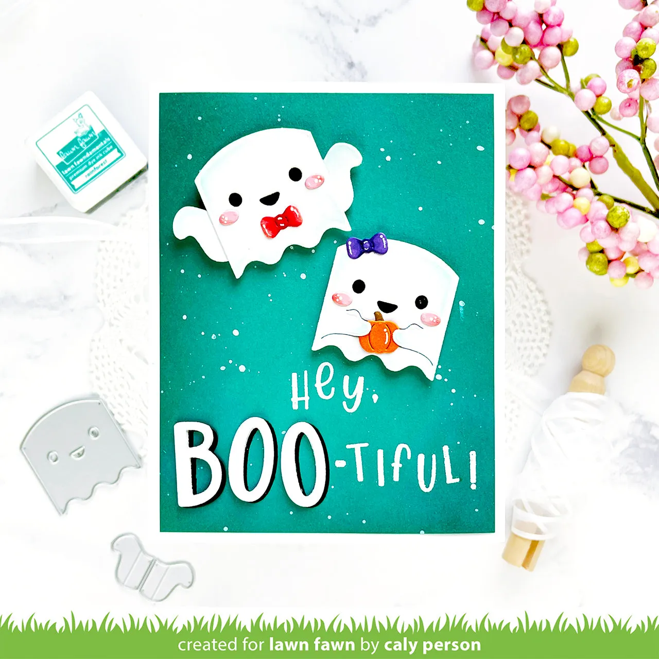 Lawn Fawn Tiny Gift Box Ghost Add-On Stanzen 10-teilig
