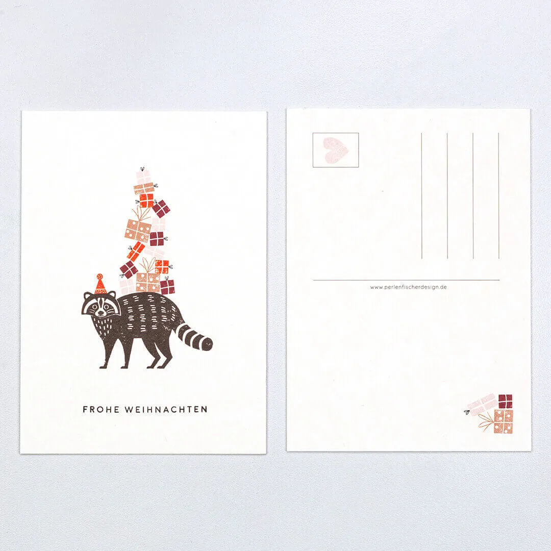 Perlenfischer Christmas mail Grußkartenset A6 3er