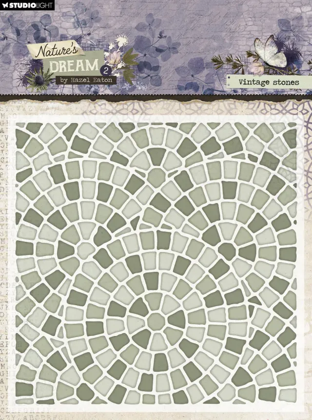 Hazel Eaton Nature's Dream 2 Prägefolder Vintage Stones