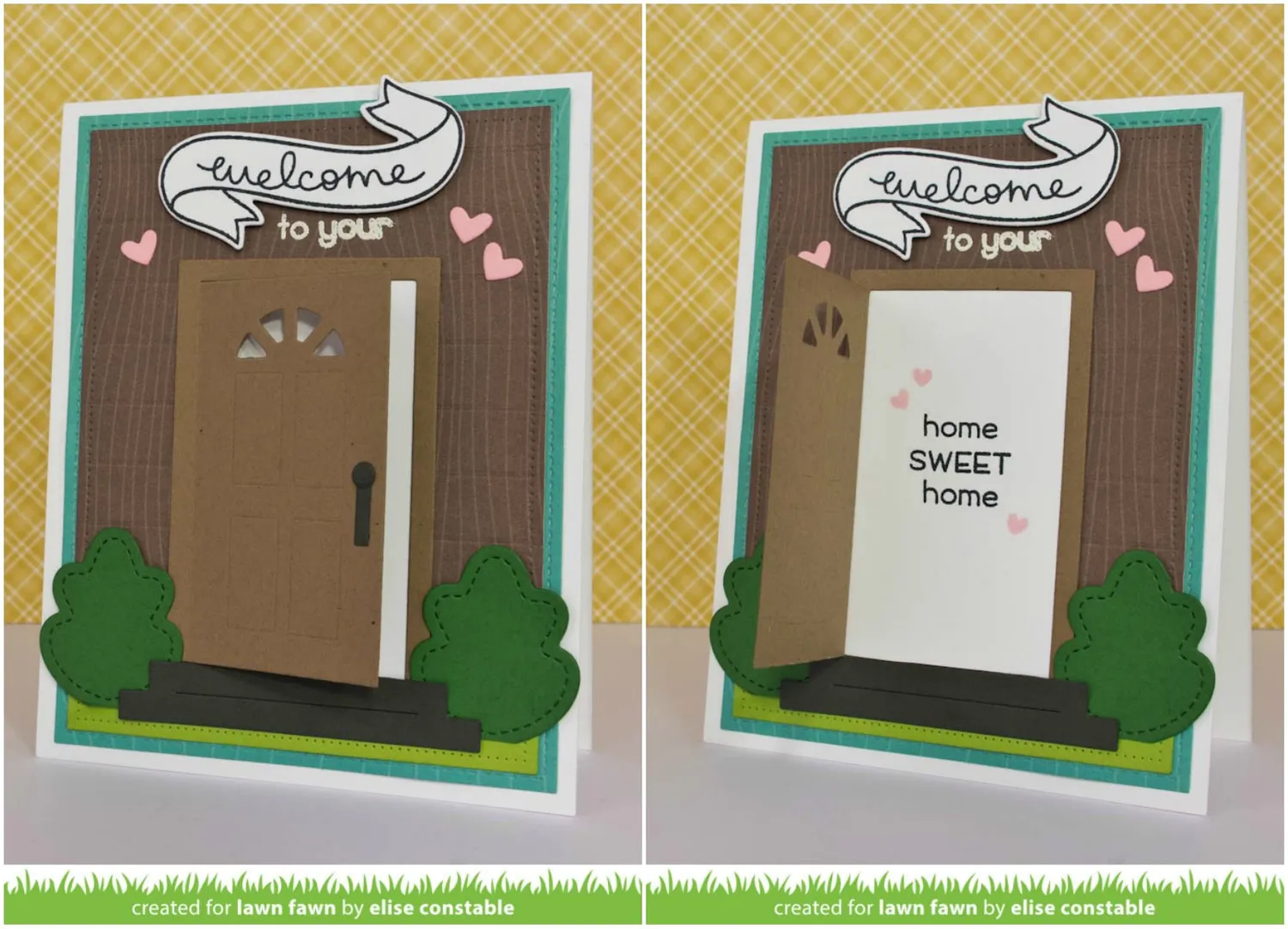 Lawn Fawn Shut the Front Door Stanzen interaktiv