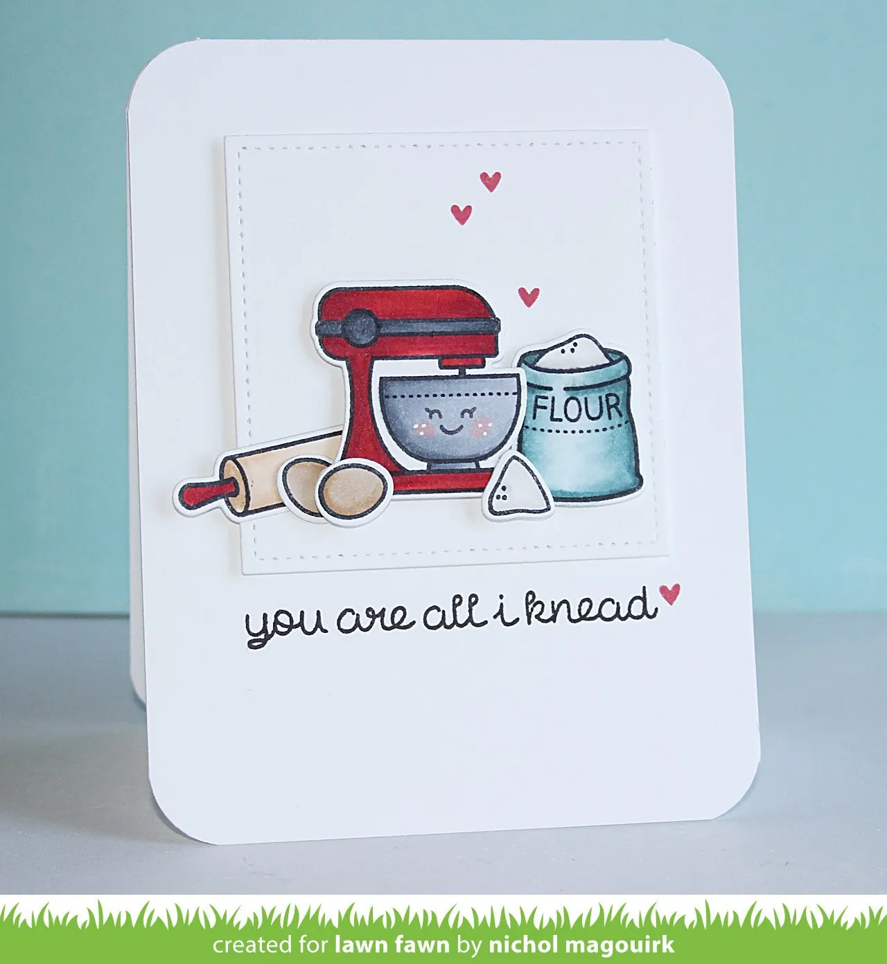 Lawn Fawn Baked with Love Clear Stamps Backen
