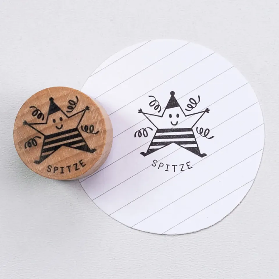 Perlenfischer Spitze Stempel Lehrerstempel 26 mm