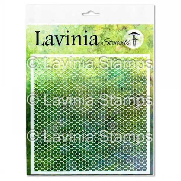Lavinia Stamps Honeycomb Schablone Wabenmuster