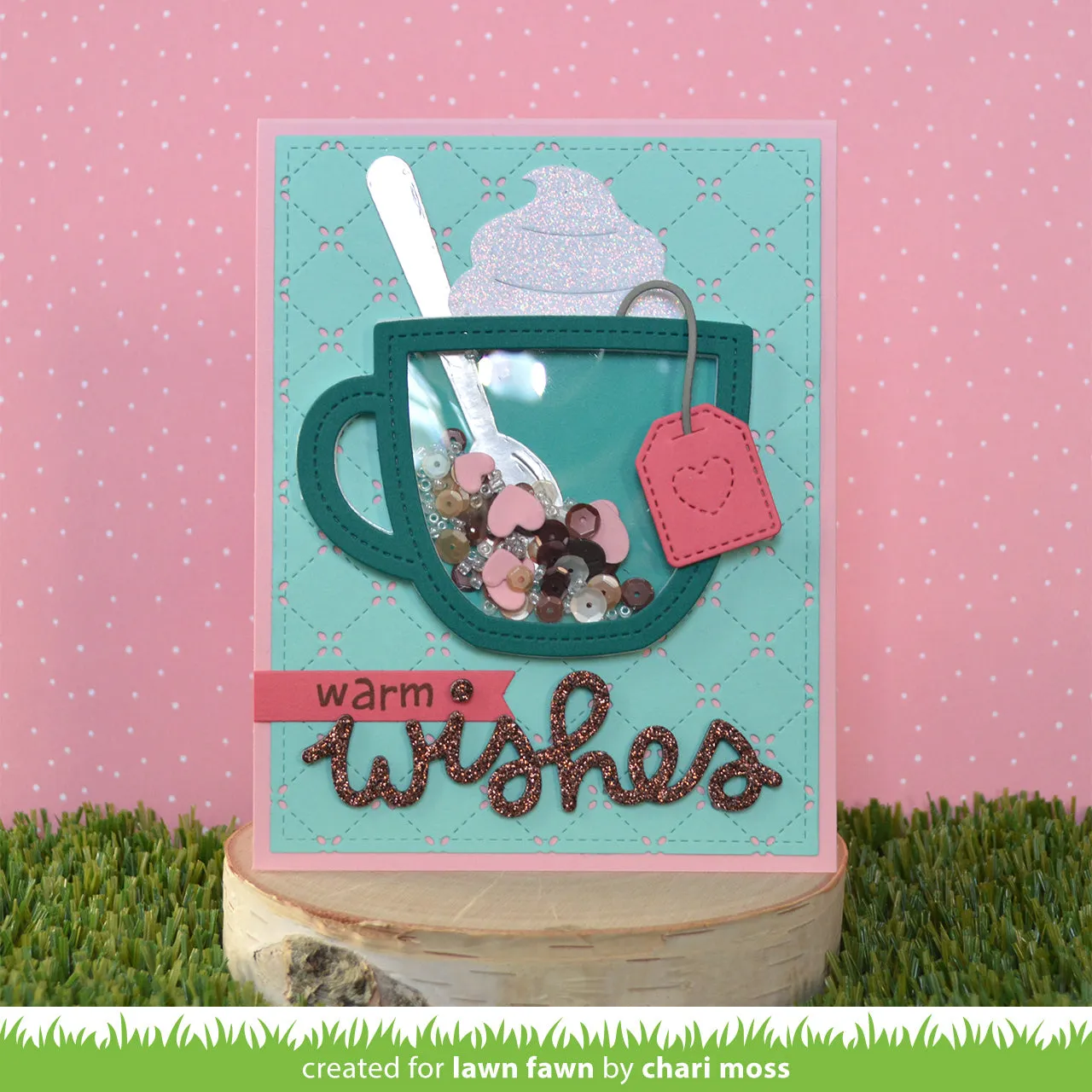 Lawn Fawn Lawn Cuts Stitched Mug Frame Stanzschablonen Tasse