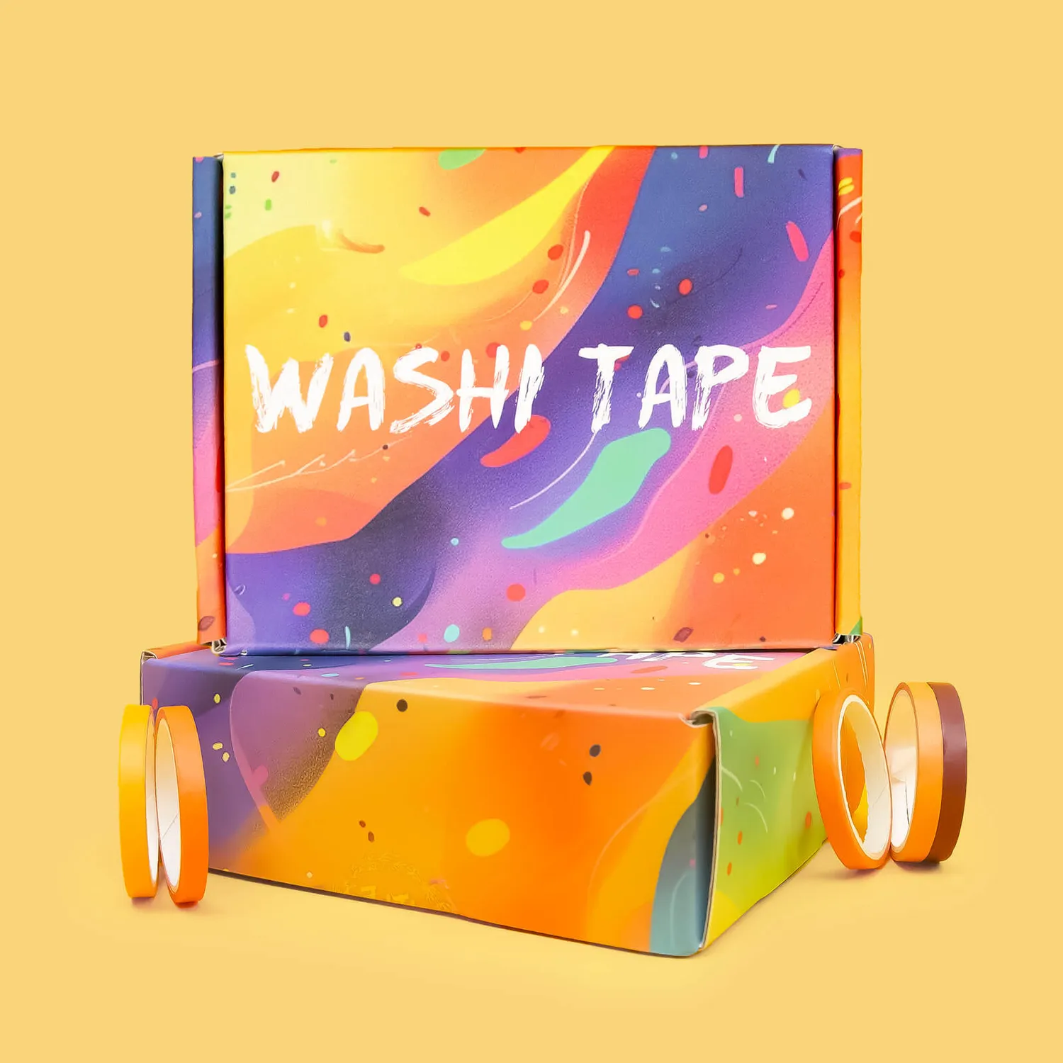 Ieebee Thin Washi Tape Set 60 Rollen 5 mm uni