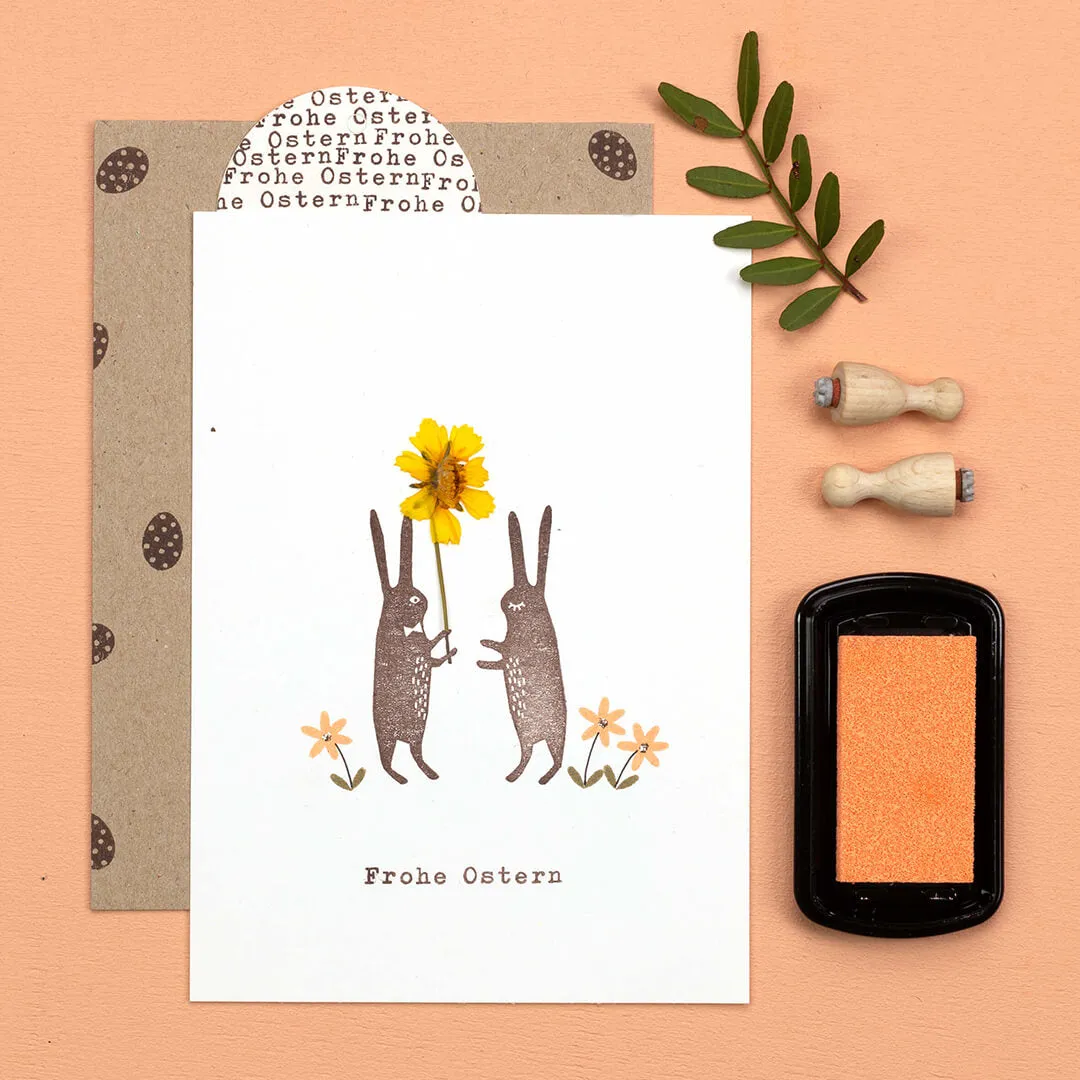 Perlenfischer Bunny love boy Stempel 52x16 mm Hase