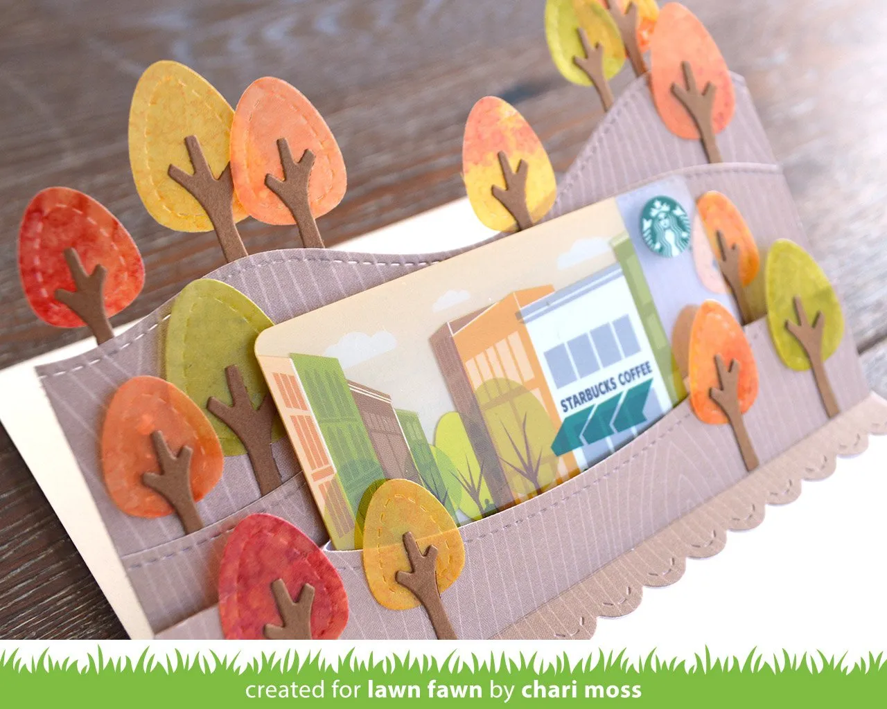 Lawn Fawn Lawn Cuts Gift Card Pop-Up Stanze LF1499