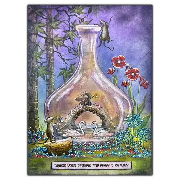 Lavinia Stamps Sacred Bridge Small Stempel
