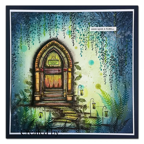 Lavinia Stamps Dragon Tree Root Corner Stempel