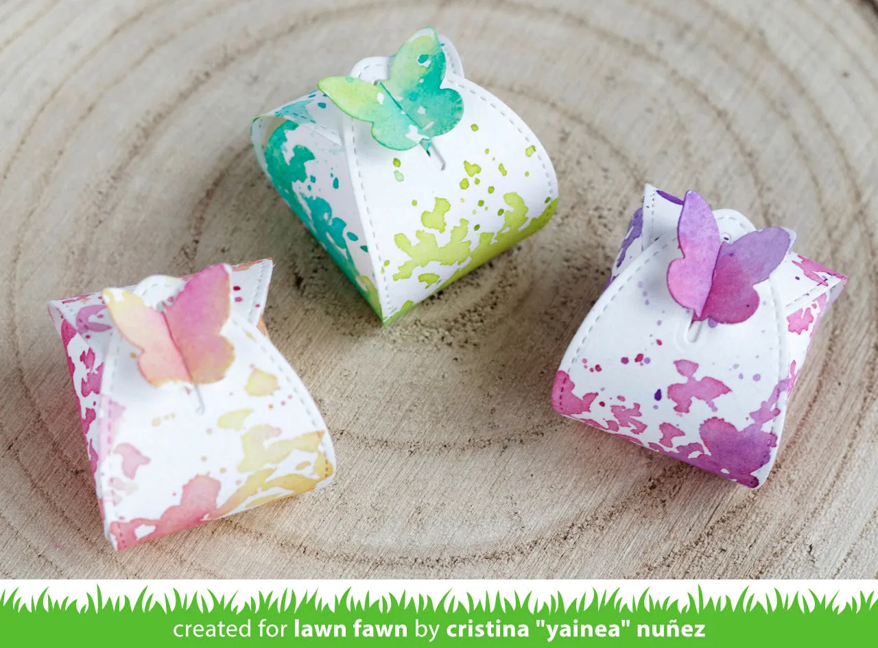 Lawn Fawn Butterfly Treat Box Stanzschablonen Box