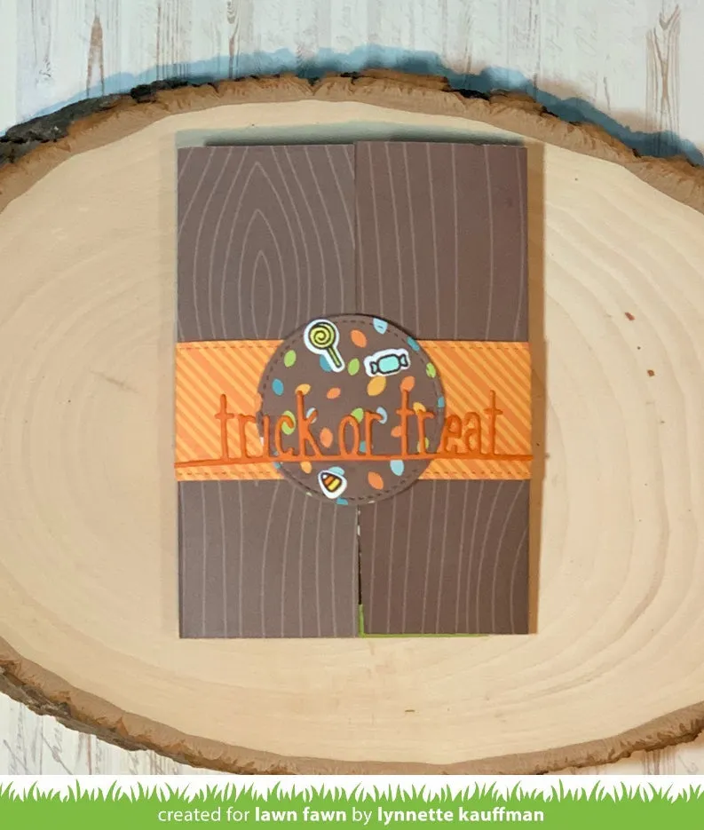 Lawn Fawn Trick or Treat Line Border Stanzschablone