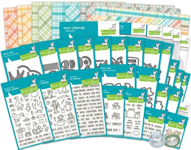 Lawn Fawn Fall 2025 Release Stempel Stanz Bundle komplett