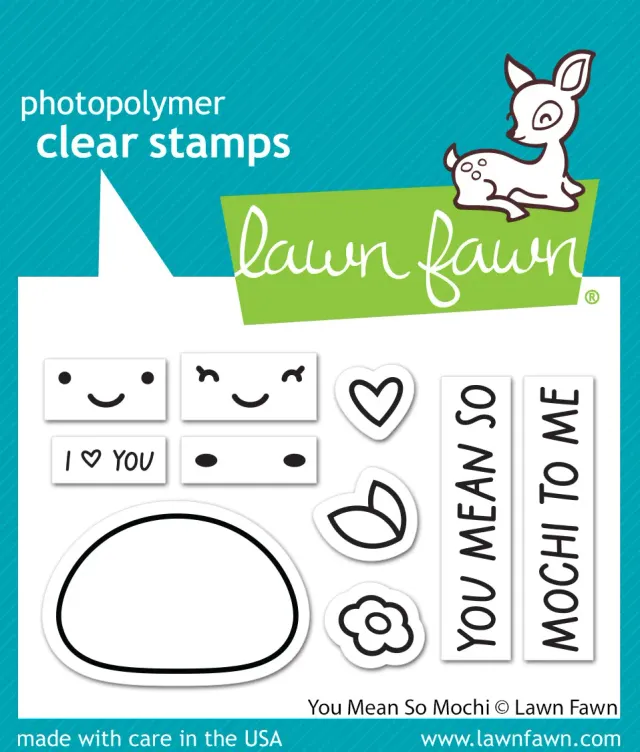 Lawn Fawn You Mean So Mochi Stempelset Mini Valentinstag