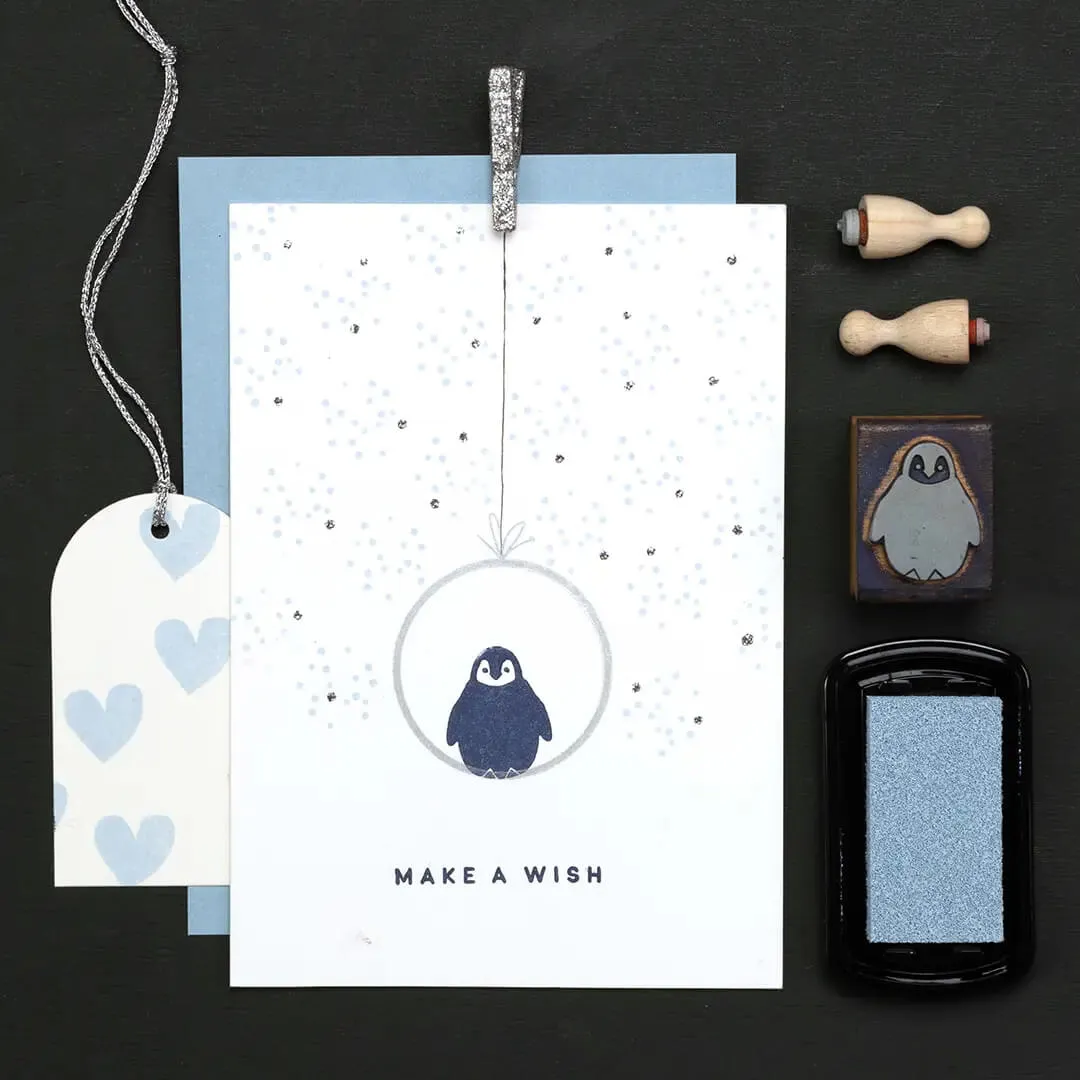 Perlenfischer Wild Dots Stempel Motiv 15x16 mm Holz