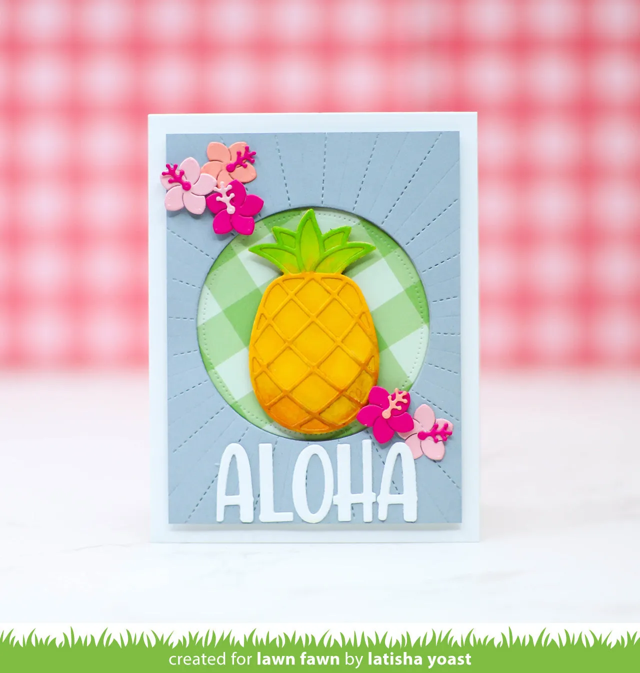 Lawn Fawn Lawn Cuts Playful Pineapple Stanzschablone Sommer