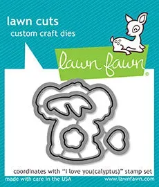 Lawn Fawn I Love You-calyptus Stanzschablonen Valentinstag