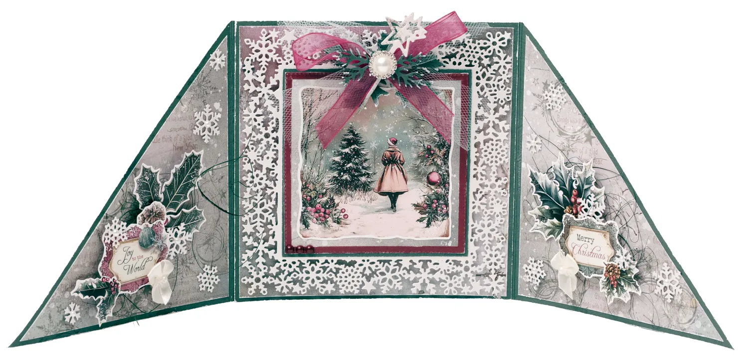 Jenine's Mindful Art Christmas Blush Clear Stempel Christmas deco