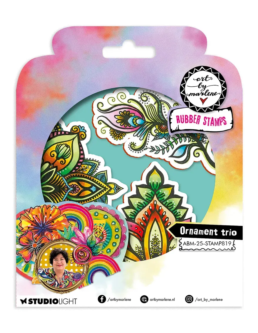 StudioLight Art by Marlene Ornament Trio Gummistempel Ornament