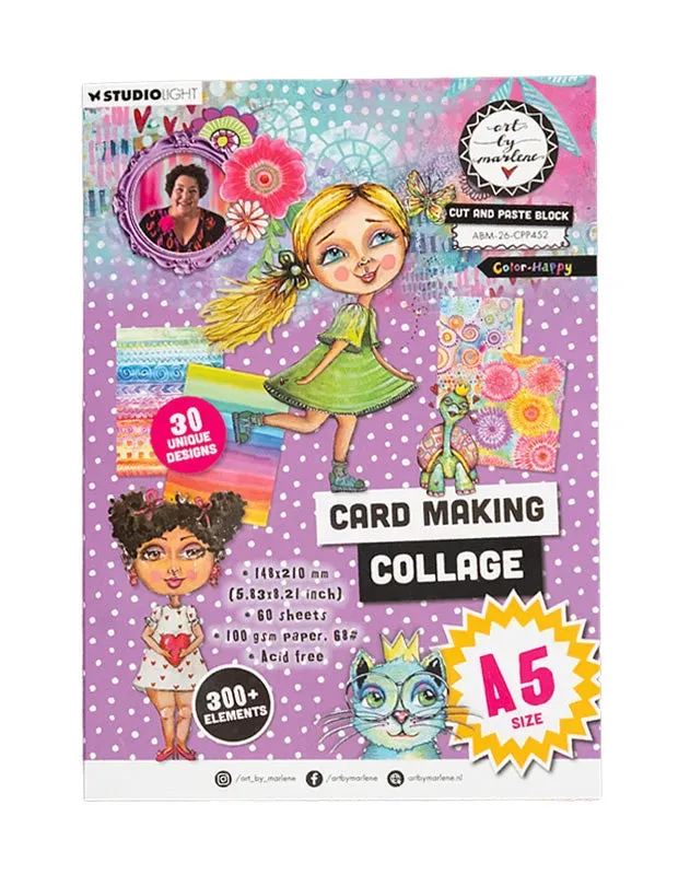 Art by Marlene 2026 Color-happy-01 Papierblock 60 Blatt