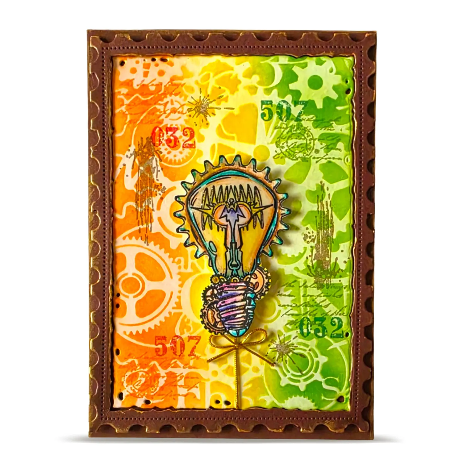 AALL and Create TP-1458 Coglight Relics Stempel A6 9-teilig Steampunk