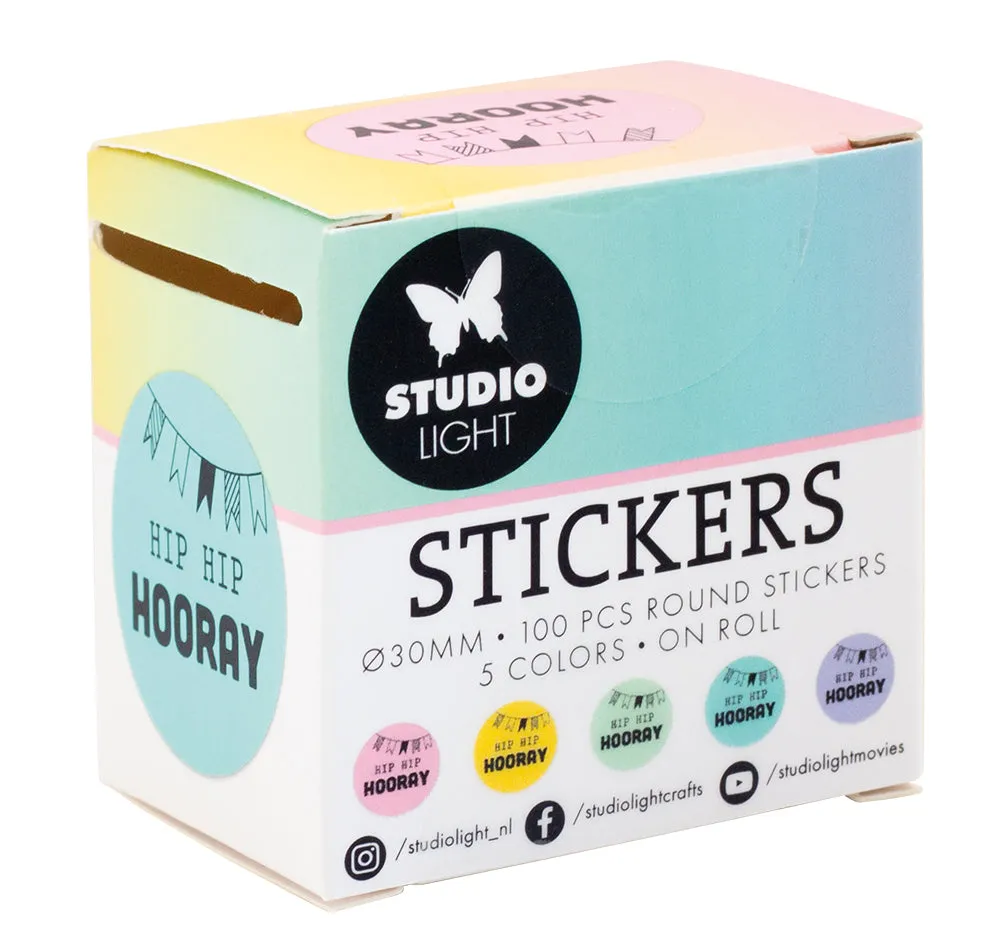 StudioLight Essentials Sticker HIP HIP HOORAY Geburtstag