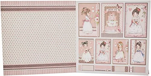 Stamperia Little Girl Papierblock 30,5x30,5 10 Blätter
