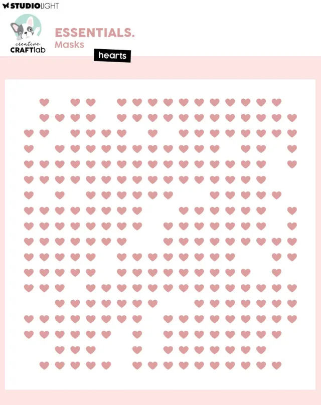 StudioLight Creative Craftlab Essentials Hearts Schablone Herzen