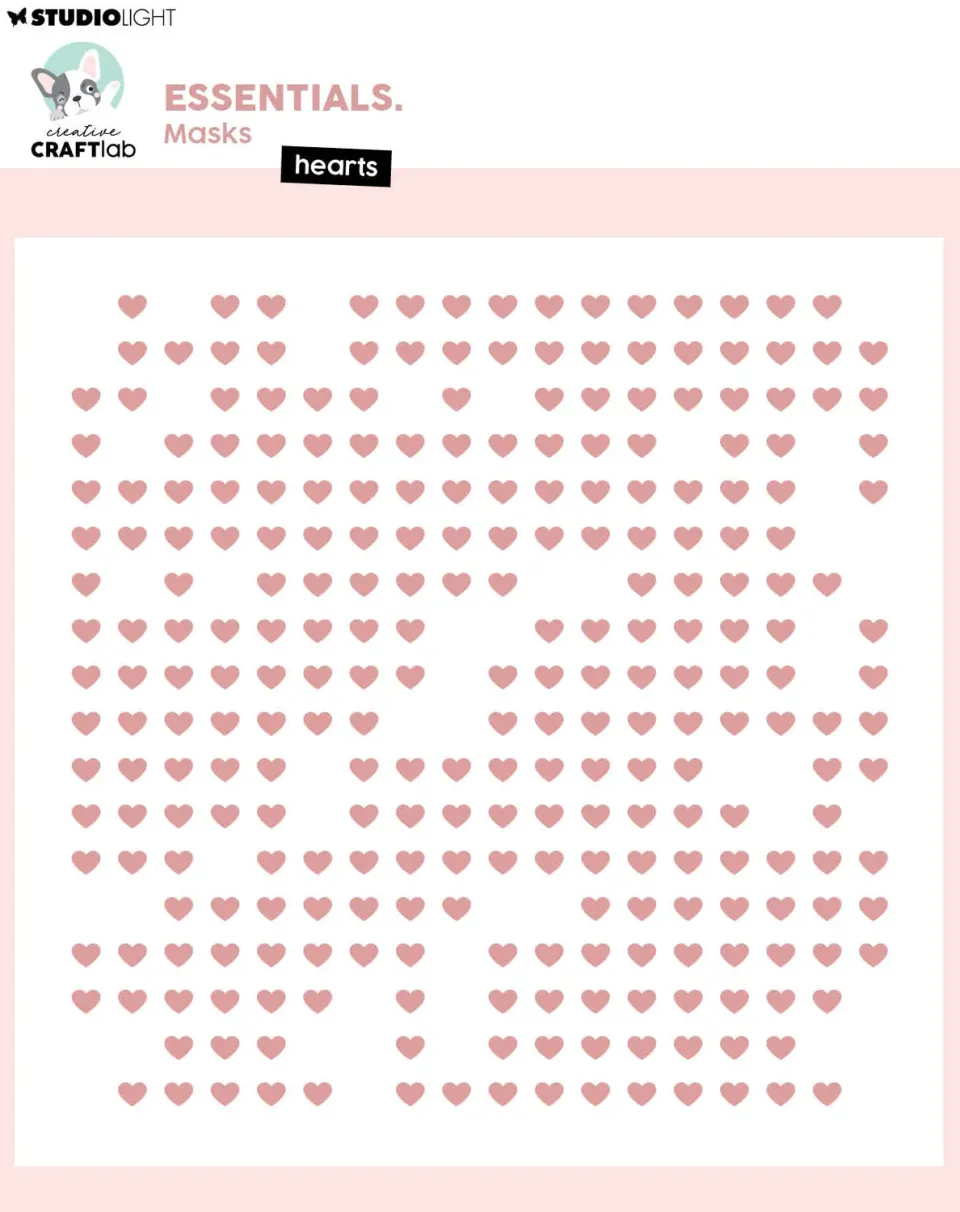 StudioLight Creative Craftlab Essentials Hearts Schablone Herzen