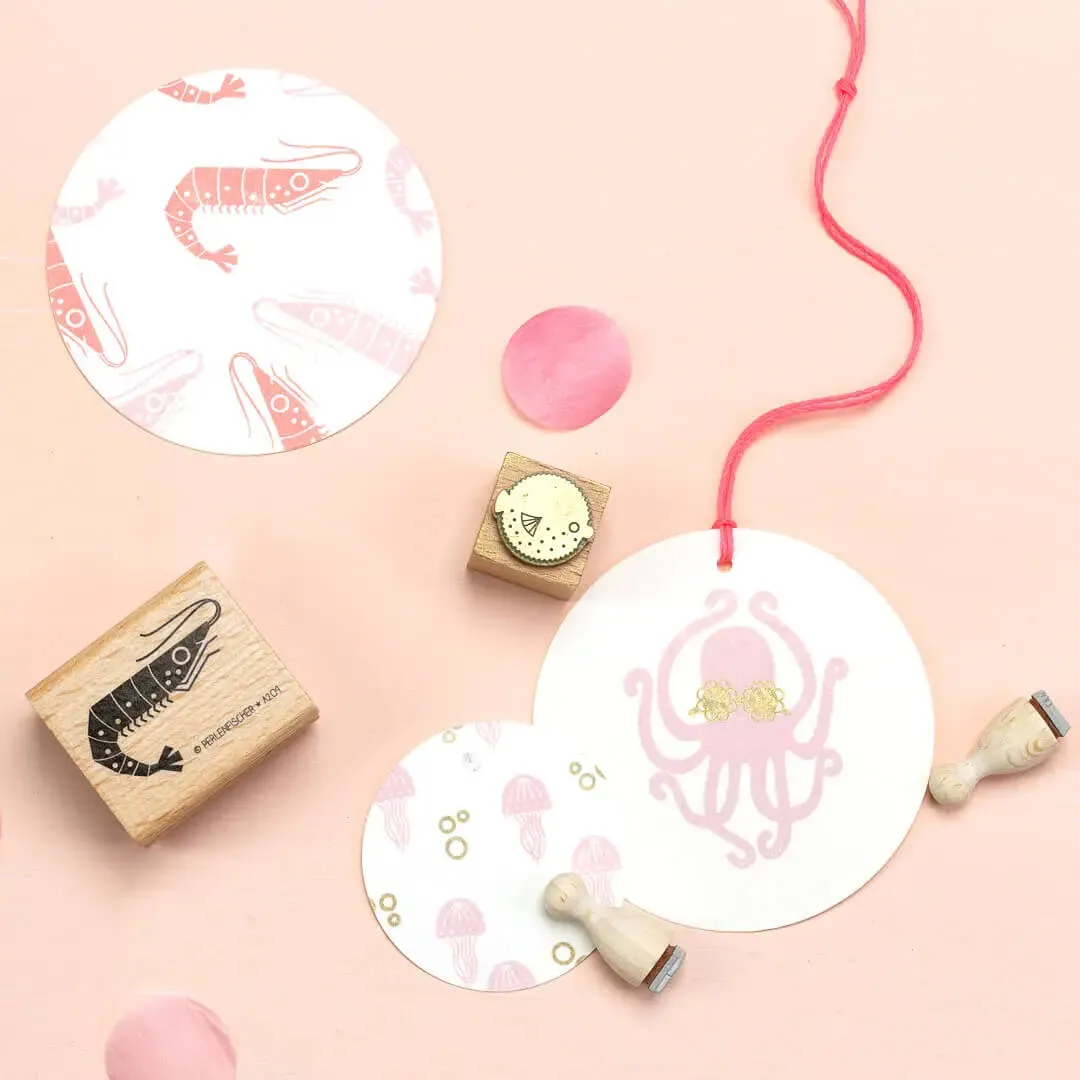 Perlenfischer Jellyfish small Stempel 17x9 mm Qualle