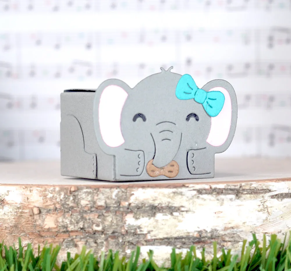 Lawn Fawn Tiny Gift Box Elephant LF3100 Stanzschablonen