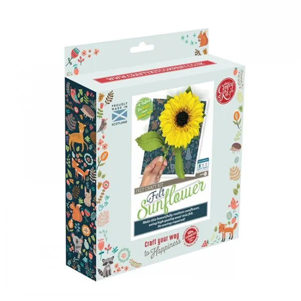 Lavinia-Stamps Filz Bastelset Sunflower Sonnenblume