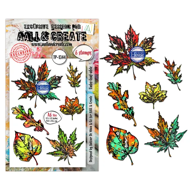 AALL and Create TP-1344 Unbe-leaf-able Stempelset A6 Blätter