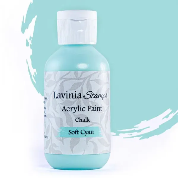 Lavinia-Stamps Chalk Acrylic Paint Acrylfarbe Soft Cyan Kreide