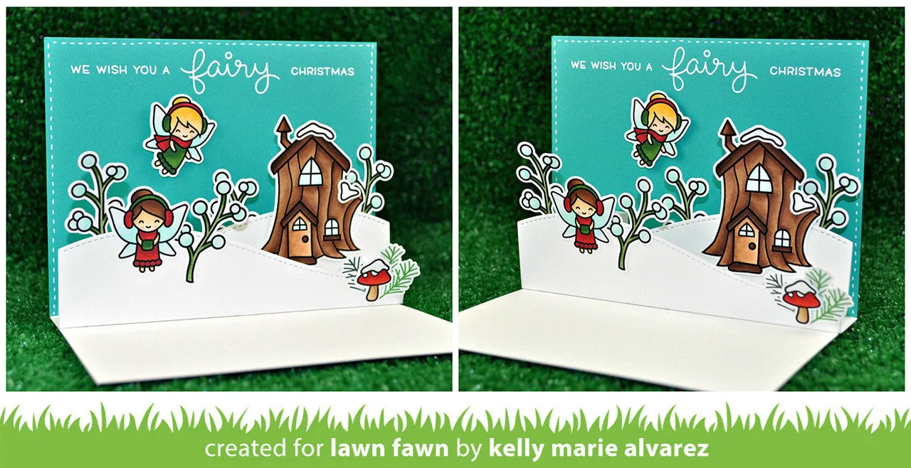 Lawn Fawn Stitched Hillside Pop-up Stanzformen interaktiv