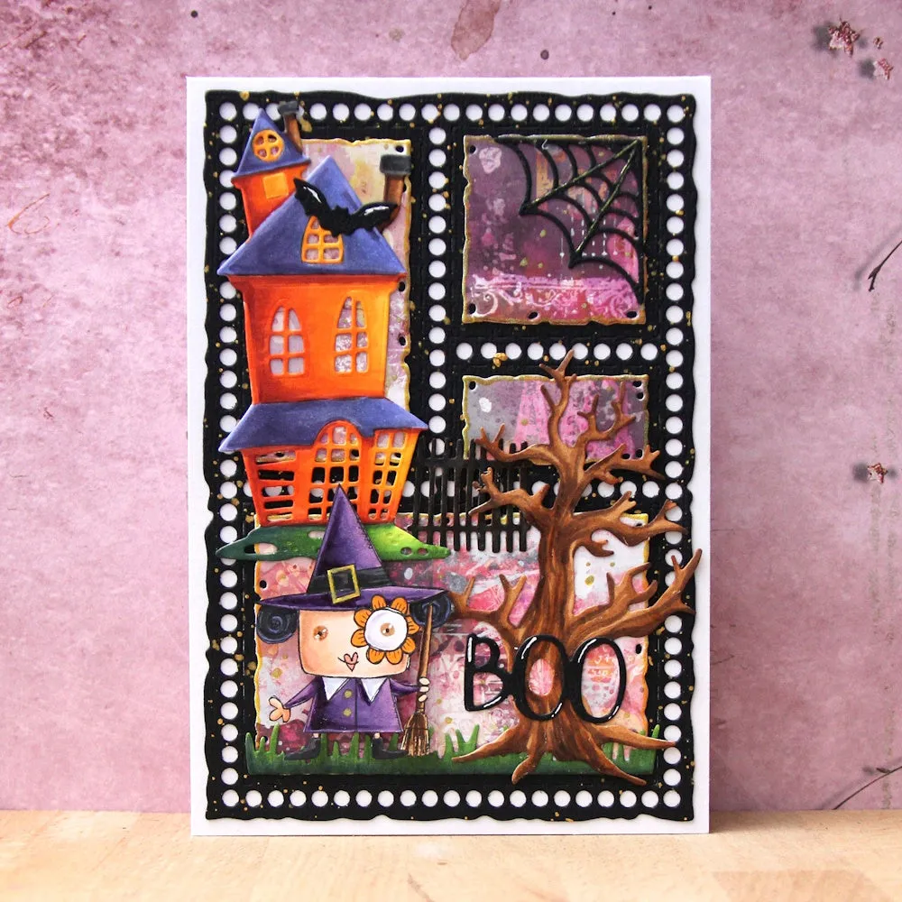 AALL and Create DI-64 Haunted Harvest Stanzformen 9-teilig Halloween