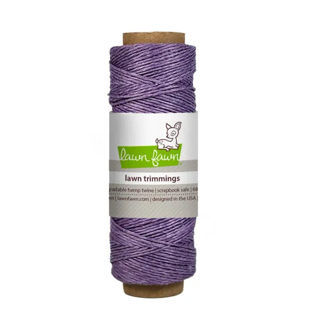Lawn Fawn Lawn Trimmings Lavender Hanfkordel Lila