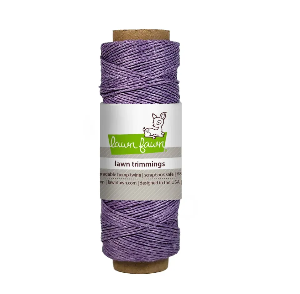 Lawn Fawn Lawn Trimmings Lavender Hanfkordel Lila