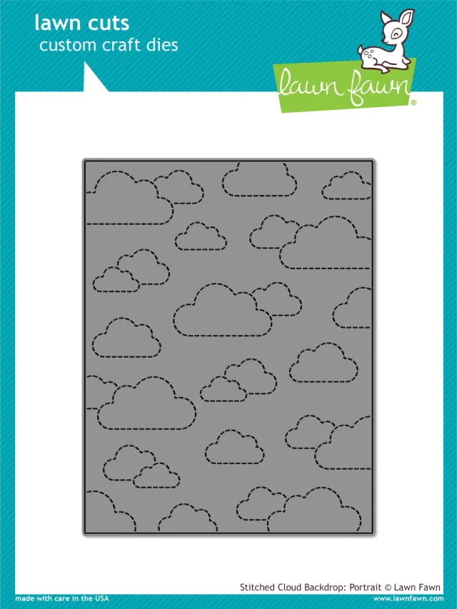 Lawn Fawn LF1424 Stitched Cloud Backdrop Stanzschablone portrait