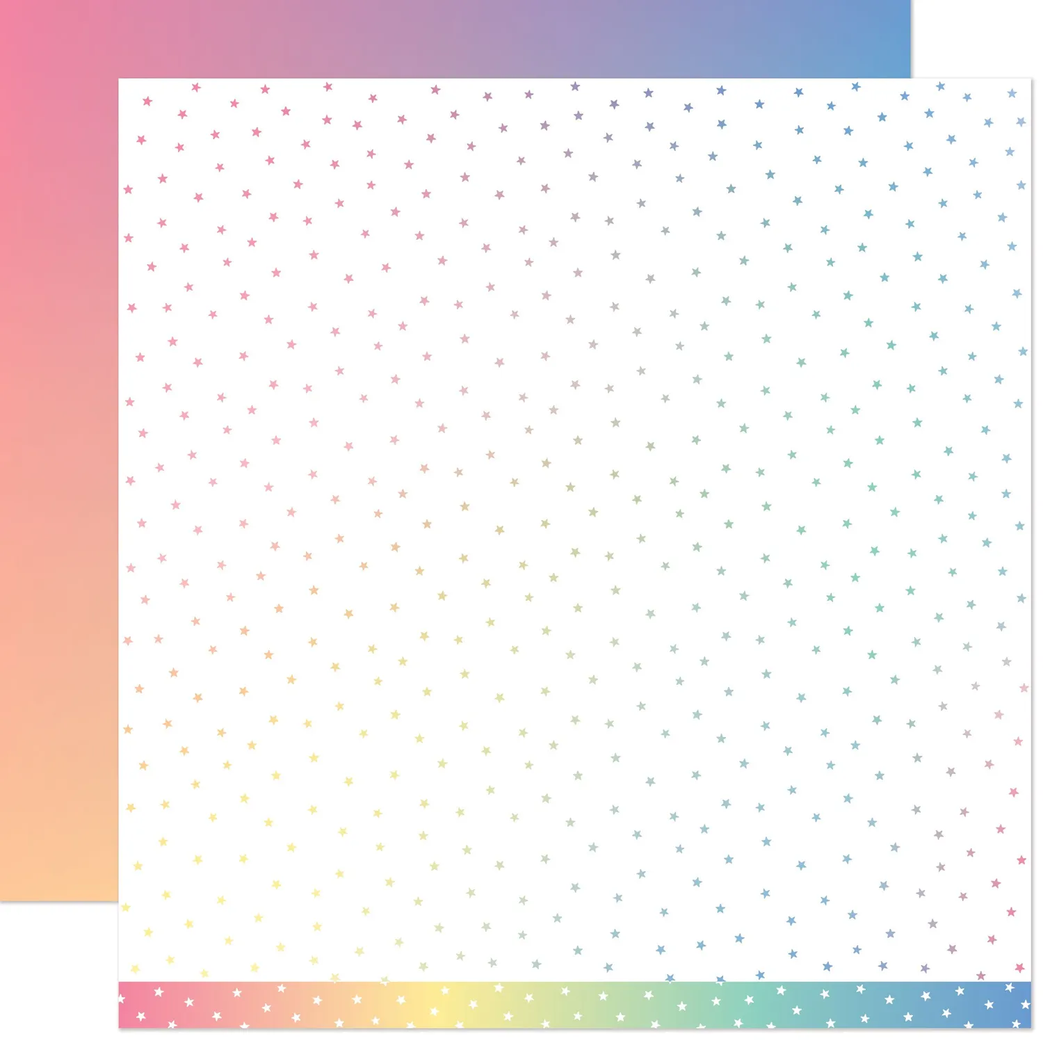 Lawn Fawn Northern Lights Designpapier 30x30 Sterne