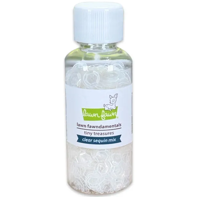 Lawn Fawn Clear Sequin Mix Pailletten transparent